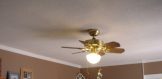 ceiling fans & crown molding